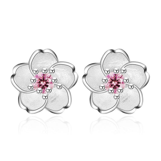 Ladies Cherry Blossom Stud Earrings by HitMyNeed