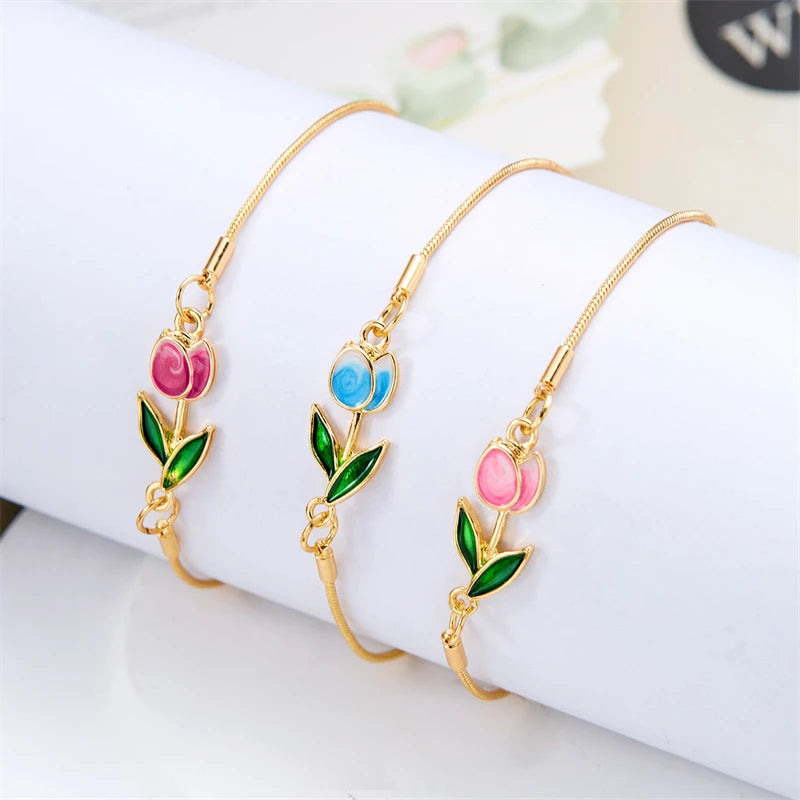 Ladies Elegant Tulip Bracelet by HitMyNeed