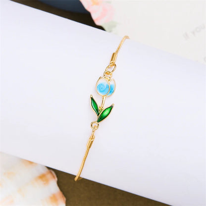 Ladies Elegant Tulip Bracelet br23y0681-1 by HitMyNeed