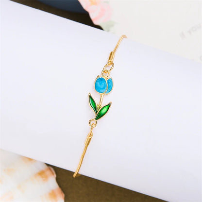 Ladies Elegant Tulip Bracelet br23y0681-6 by HitMyNeed
