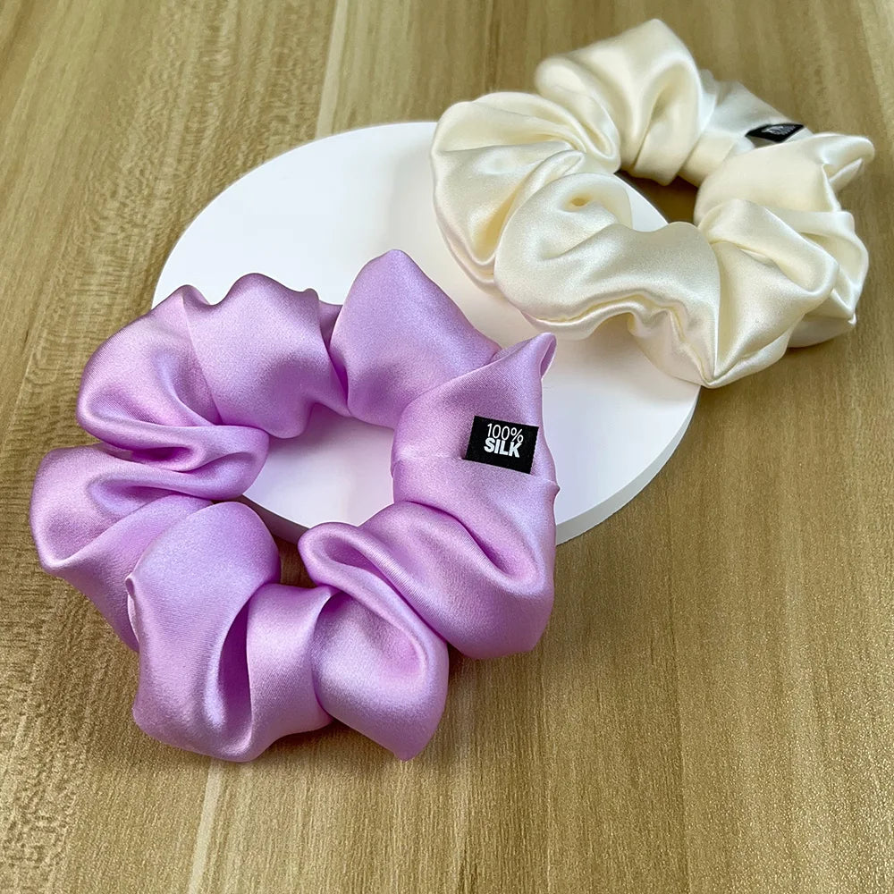 Ladies Mulberry Silk Hair Scrunchie by HitMyNeed