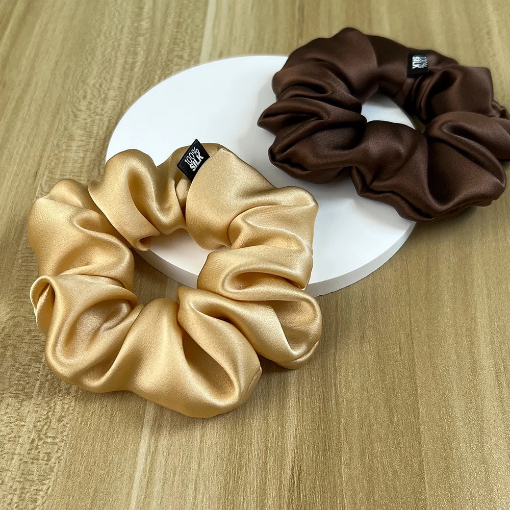 Ladies Mulberry Silk Hair Scrunchie by HitMyNeed