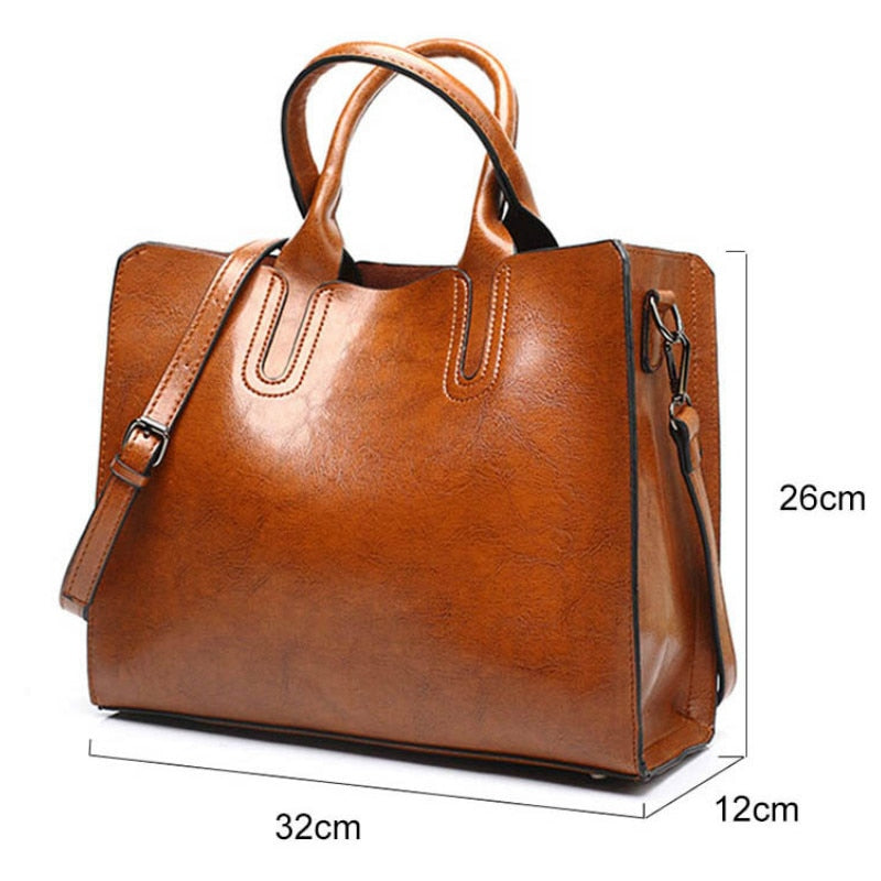 Ladies PU Leather Shoulder Bag for Everyday Use by HitMyNeed