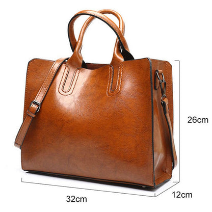 Ladies PU Leather Shoulder Bag for Everyday Use by HitMyNeed