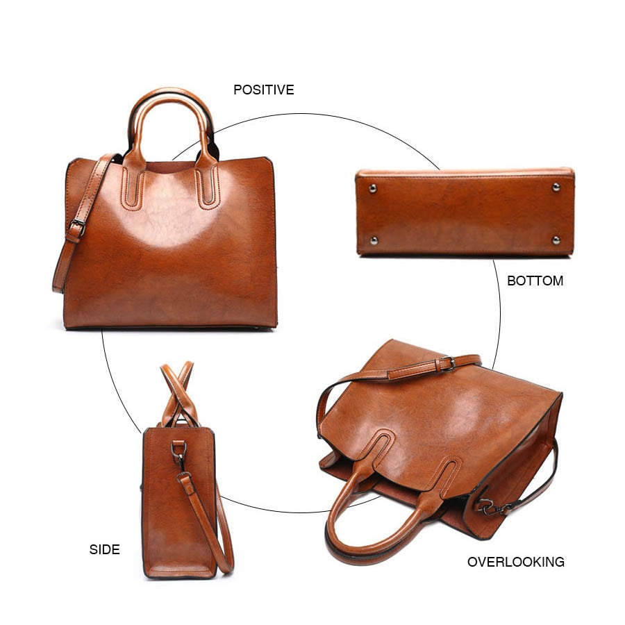 Ladies PU Leather Shoulder Bag for Everyday Use by HitMyNeed