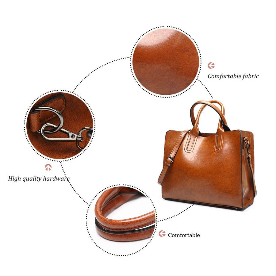Ladies PU Leather Shoulder Bag for Everyday Use by HitMyNeed