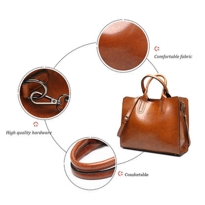 Ladies PU Leather Shoulder Bag for Everyday Use by HitMyNeed