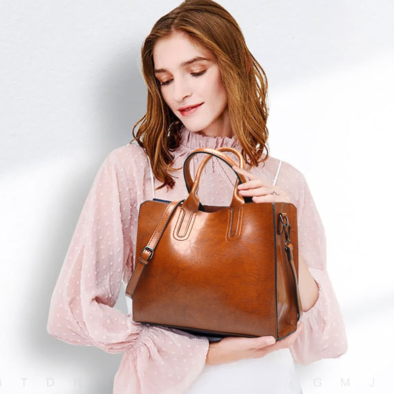 Ladies PU Leather Shoulder Bag for Everyday Use by HitMyNeed