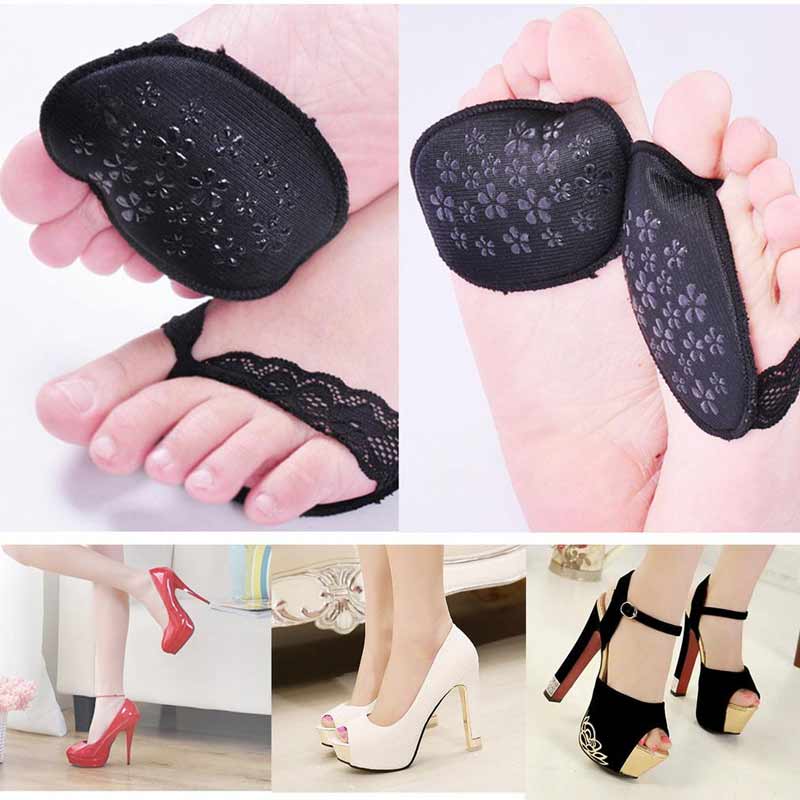 Ladies Soft Forefoot Invisible Non-Slip Pads (Pair) by HitMyNeed