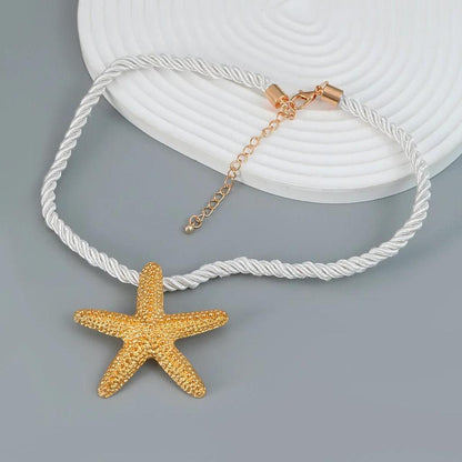Ladies Vintage Starfish Pendant Necklace by HitMyNeed