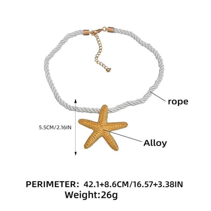 Ladies Vintage Starfish Pendant Necklace by HitMyNeed