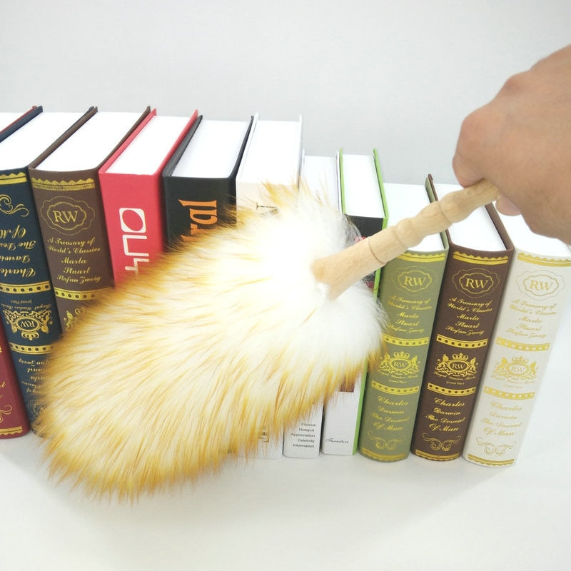 Lambswool Duster Cleaning Tool with Wooden Handle by HitMyNeed