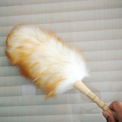 Lambswool Duster Cleaning Tool with Wooden Handle by HitMyNeed