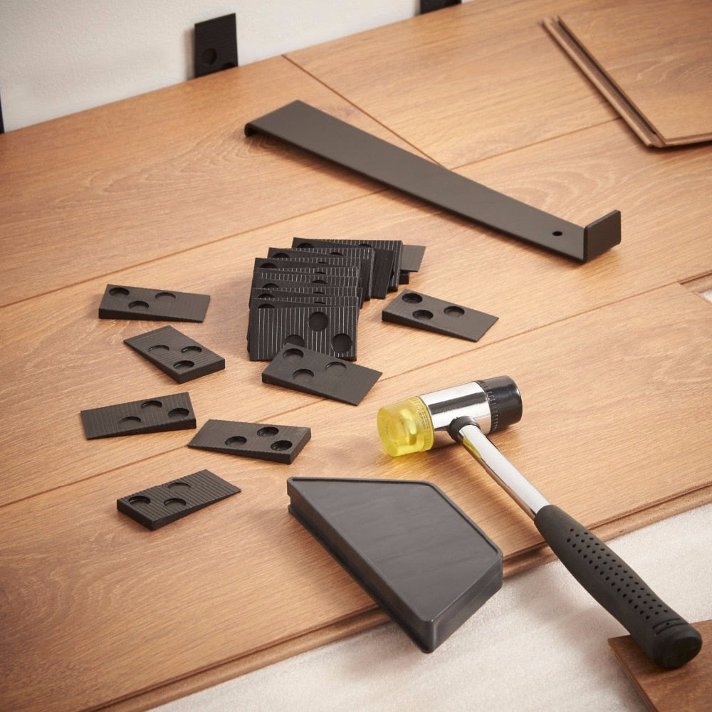 Laminate Flooring Installation Tool Kit with 30 Spacers by HitMyNeed