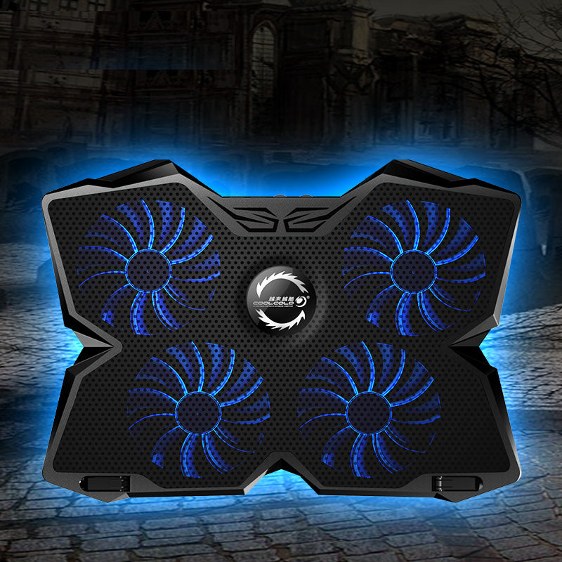 Laptop Cooling Pad with 4 Fans and Adjustable Stand by HitMyNeed