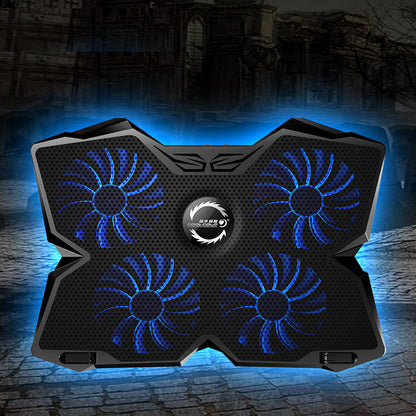 Laptop Cooling Pad with 4 Fans and Adjustable Stand by HitMyNeed