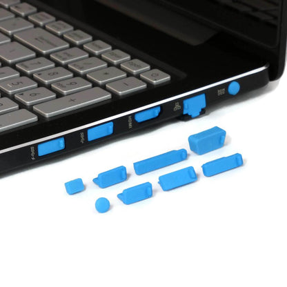 Laptop Port Dust Covers Set, 13‑Piece Silicone Caps by HitMyNeed