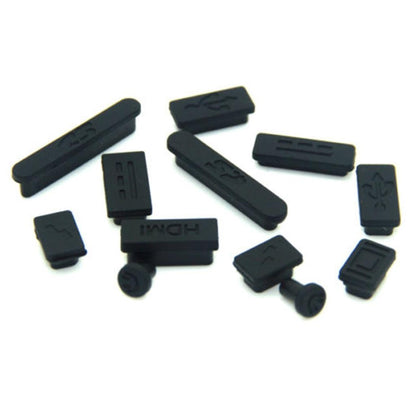 Laptop Port Dust Covers Set, 13‑Piece Silicone Caps by HitMyNeed