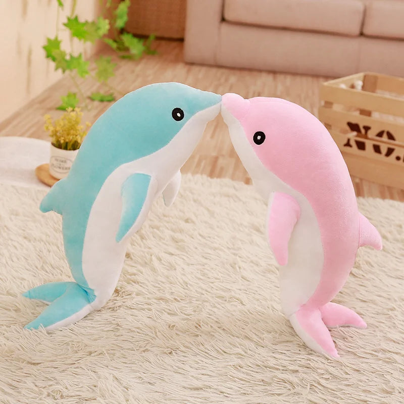 Large 100cm Plush Dolphin Toy Sleeping Pillow by HitMyNeed