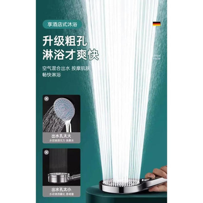 Large 3‑Mode High Pressure Filtered Shower Head Set by HitMyNeed