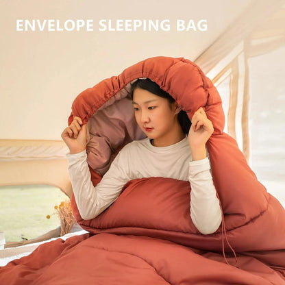 Large 3-Season Adult Camping Sleeping Bag 230x100cm by HitMyNeed