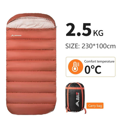 Large 3-Season Adult Camping Sleeping Bag 230x100cm by HitMyNeed