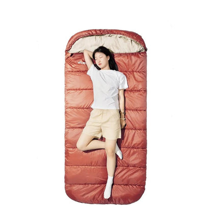 Large 3-Season Adult Camping Sleeping Bag 230x100cm A - 1.5kg: 10~20 degrees by HitMyNeed
