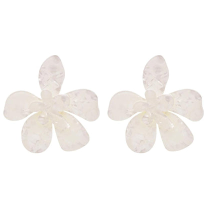 Large Acrylic Flower Statement Earrings for Women b by HitMyNeed