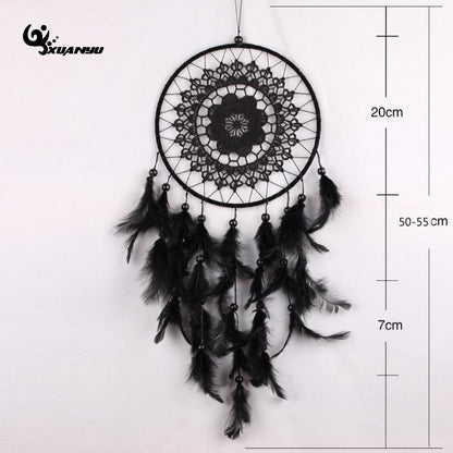 Large Black Dream Catcher Hanging Wall Decor by HitMyNeed