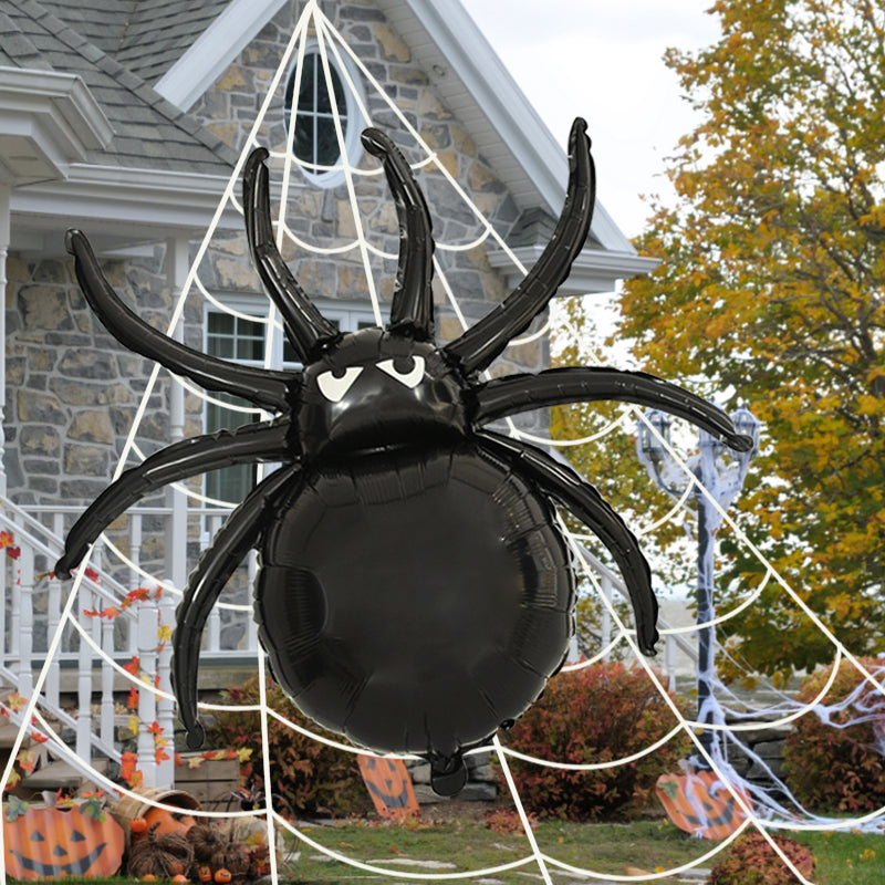 Large Black Spider Balloon Halloween Decoration by HitMyNeed