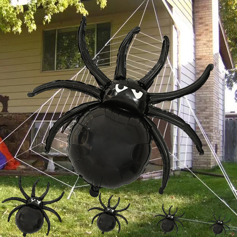 Large Black Spider Balloon Halloween Decoration by HitMyNeed