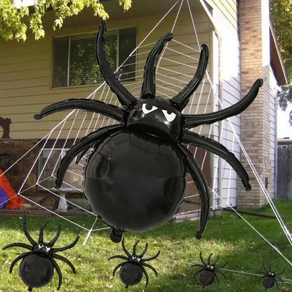 Large Black Spider Balloon Halloween Decoration by HitMyNeed