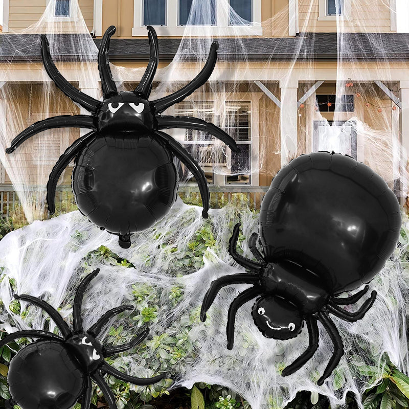 Large Black Spider Balloon Halloween Decoration by HitMyNeed