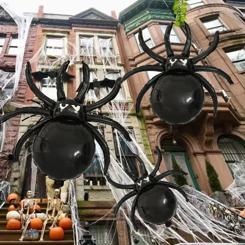 Large Black Spider Balloon Halloween Decoration by HitMyNeed