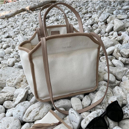 Large Canvas Diaper Bag with Sling and Pouch by HitMyNeed