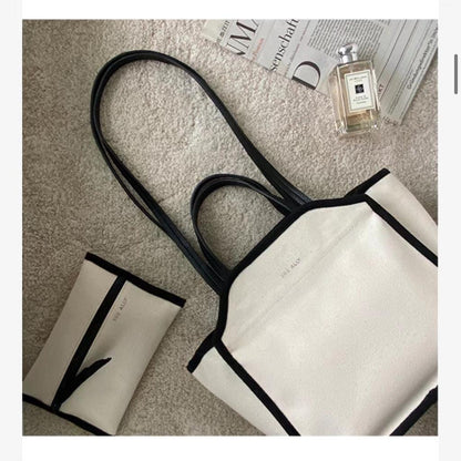 Large Canvas Diaper Bag with Sling and Pouch by HitMyNeed