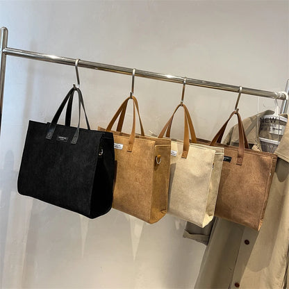 Large Capacity Corduroy Crossbody Shoulder Bag by HitMyNeed