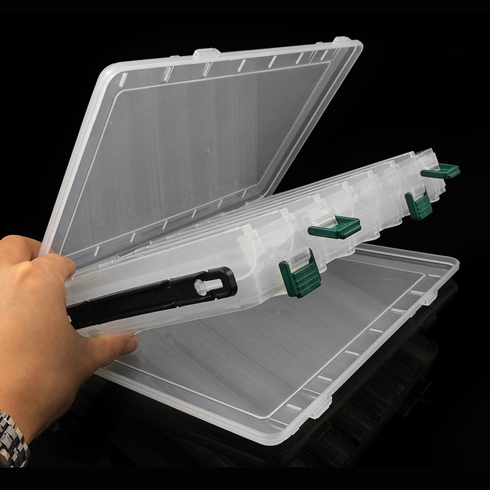 Large Capacity Double-Sided Fishing Tackle Box by HitMyNeed