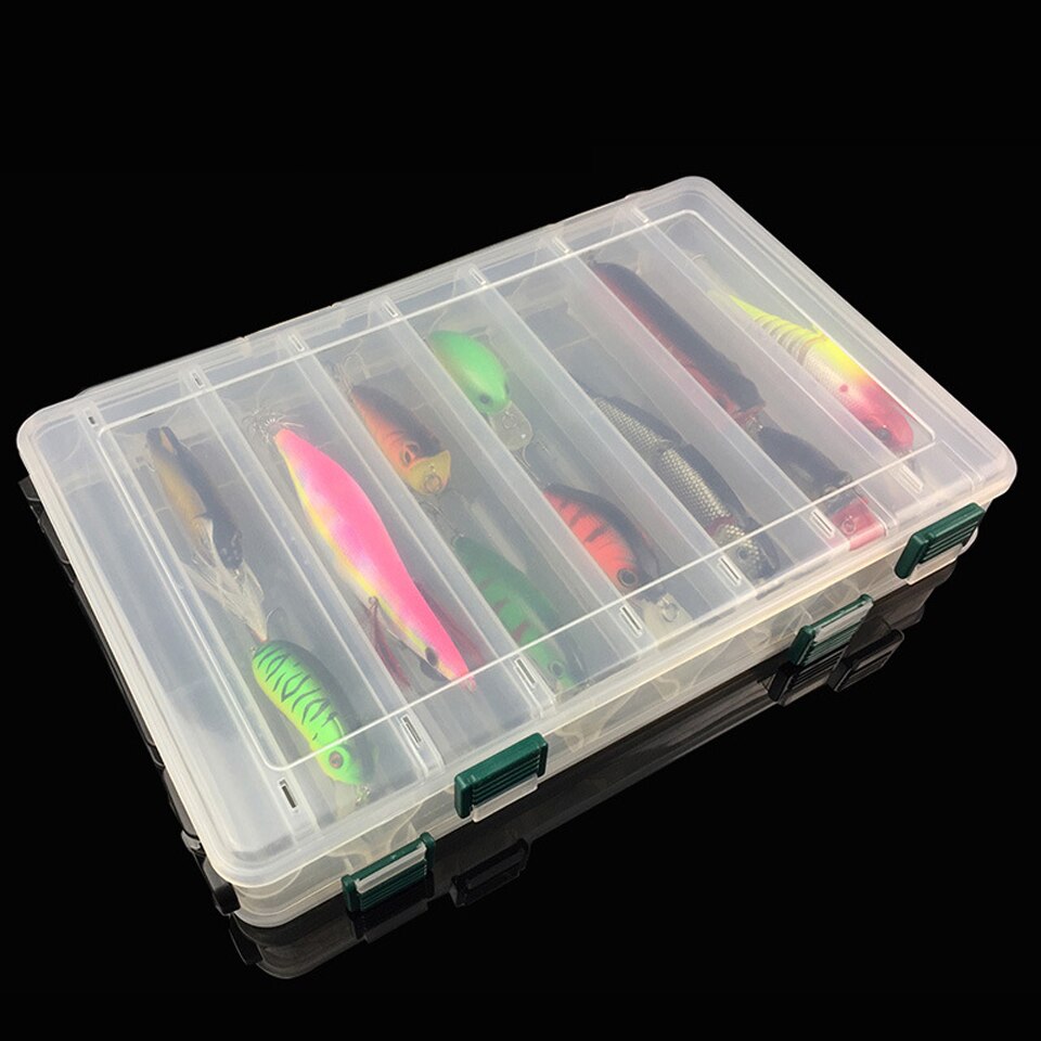 Large Capacity Double-Sided Fishing Tackle Box by HitMyNeed