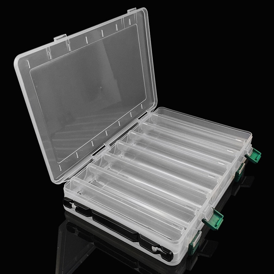 Large Capacity Double-Sided Fishing Tackle Box by HitMyNeed