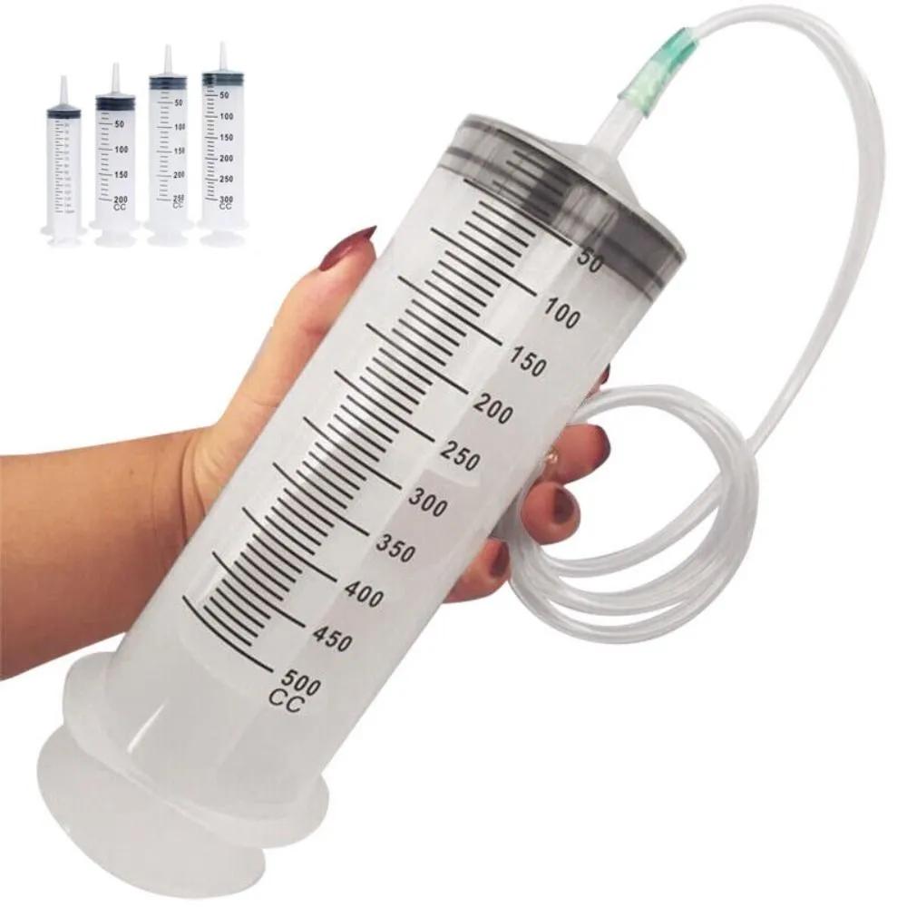 Large Capacity Measuring Syringe with 1.3m Hose 300ml by HitMyNeed