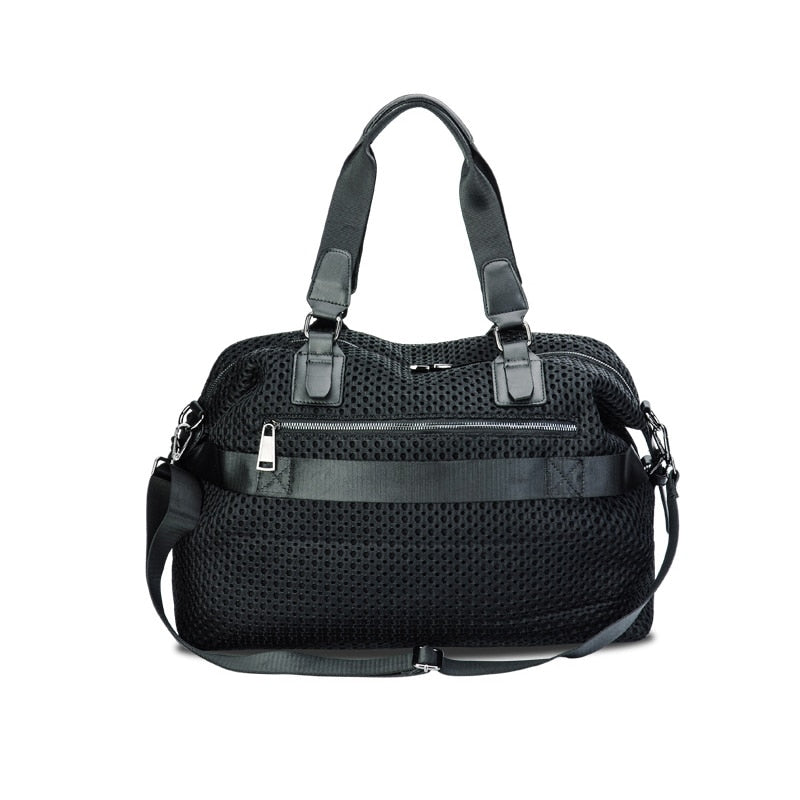 Large Capacity Women's Nylon Travel Tote Bag by HitMyNeed