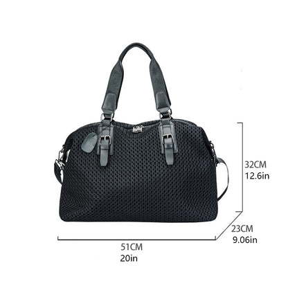Large Capacity Women's Nylon Travel Tote Bag by HitMyNeed