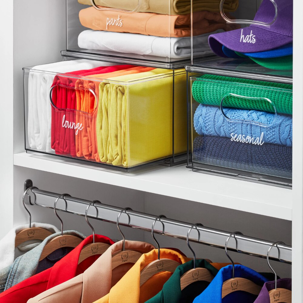 Large Clear Plastic Storage Drawers (Set of 2) by HitMyNeed