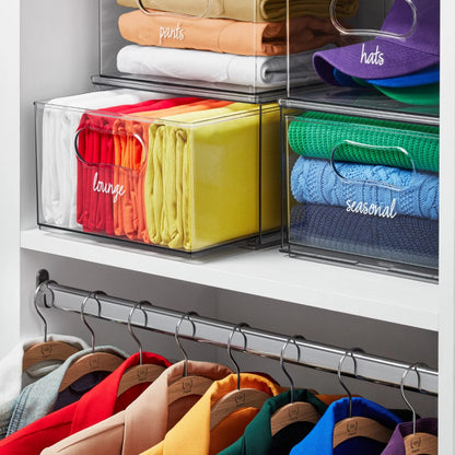 Large Clear Plastic Storage Drawers (Set of 2) by HitMyNeed