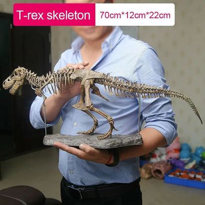 Large DIY T-Rex Dinosaur Skeleton Model for Kids by HitMyNeed