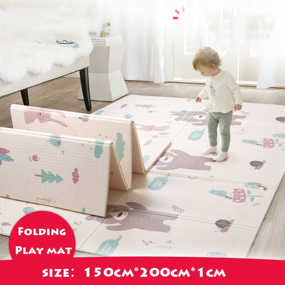 Large Foldable Baby Play Mat with Carry Case by HitMyNeed