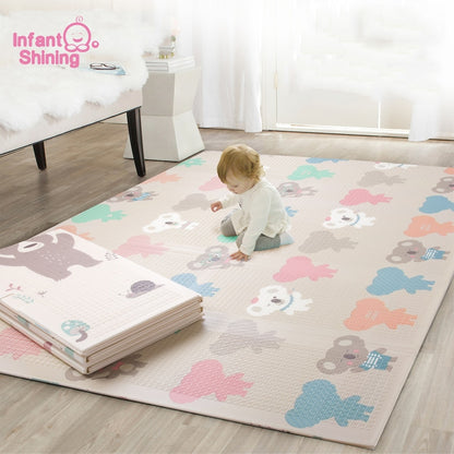 Large Foldable Baby Play Mat with Carry Case by HitMyNeed