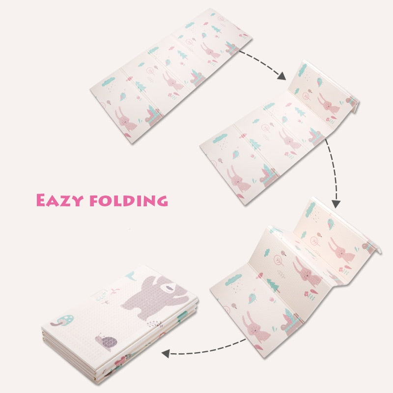 Large Foldable Baby Play Mat with Carry Case by HitMyNeed