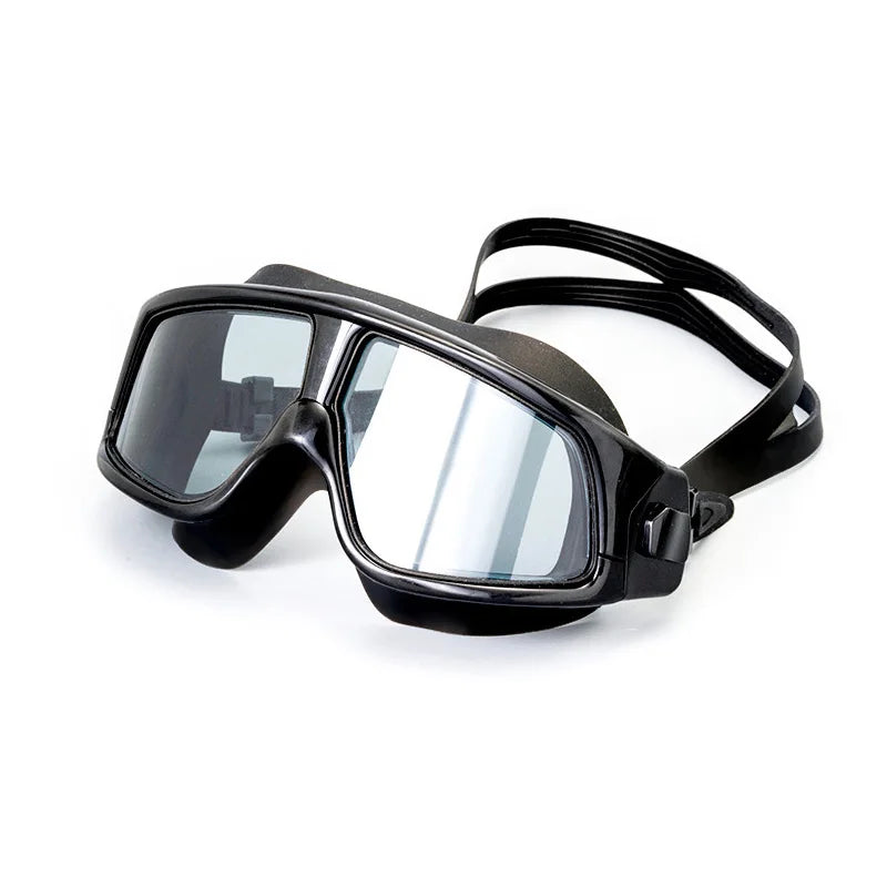 Large Frame Adult Swimming Goggles HD Antifog by HitMyNeed